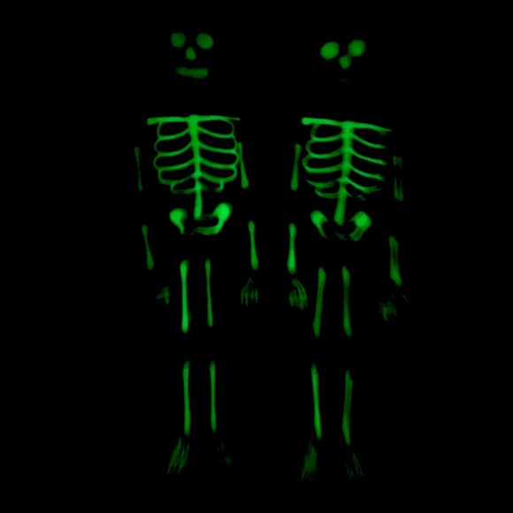 New Betsey Johnson JUST TREATS SKELETON GLOW EARRINGS - Picture 4 of 7